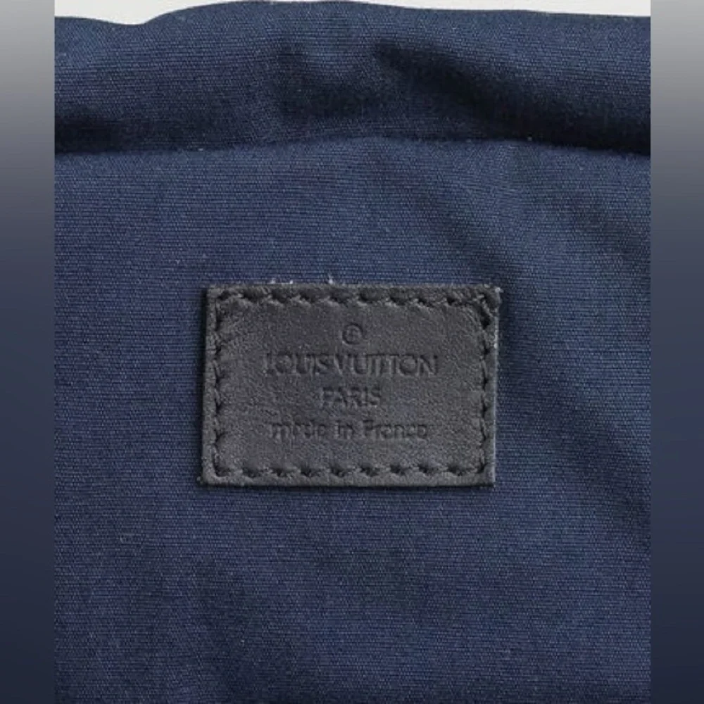 LOUIS VUITTON 100% Authentic Blue Monogram Mini Lin Sac A Langer Diaper Bag
